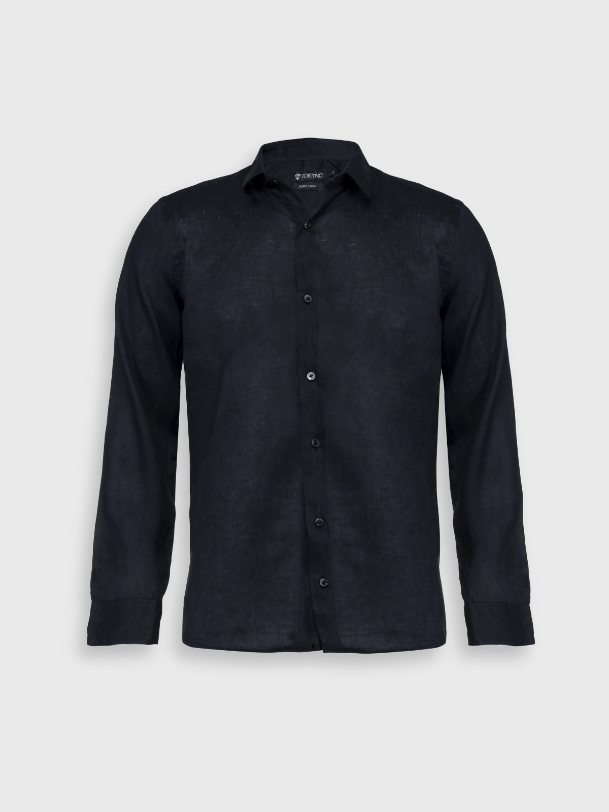 Camisa Puro Linho Preta